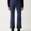 Padded ski pants with belt