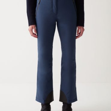 Padded ski pants with belt