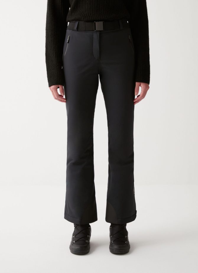Padded ski pants with belt
