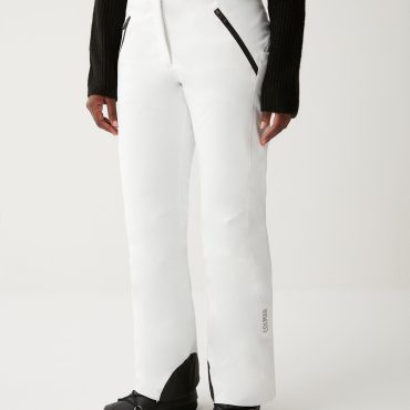 Padded ski pants with adjustable waist