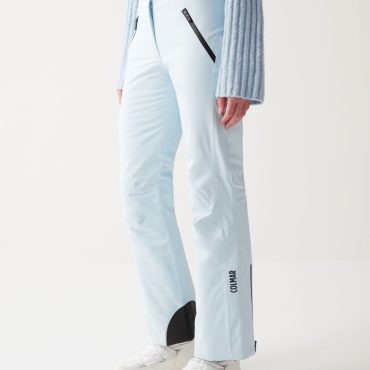 Padded ski pants with adjustable waist