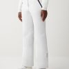Solid-colour padded ski trousers