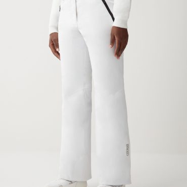 Solid-colour padded ski trousers