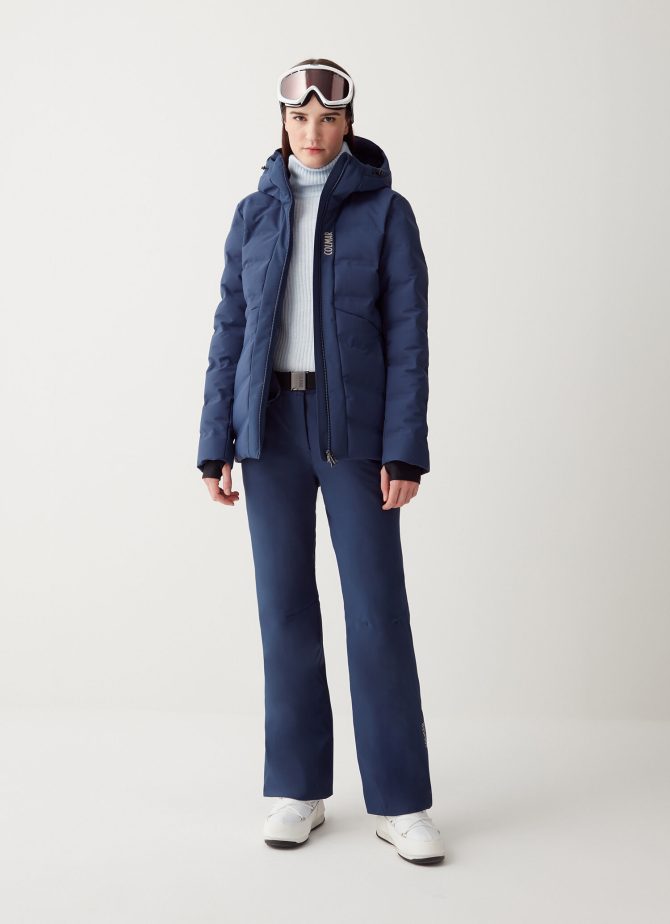 Solid-colour padded ski trousers - Image 2