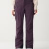 Unlined solid-colour ski trousers