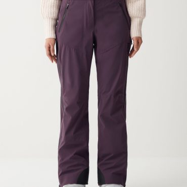 Unlined solid-colour ski trousers