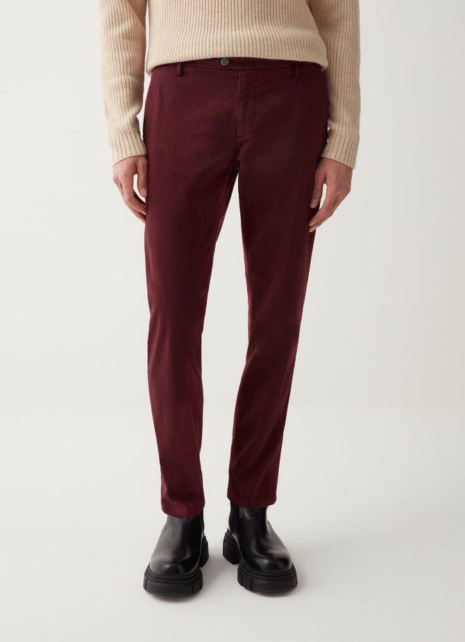 Stretch cotton chinos - Image 3