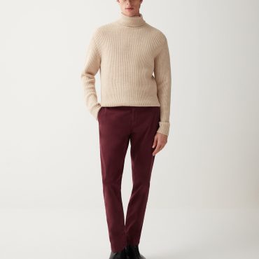 Stretch cotton chinos