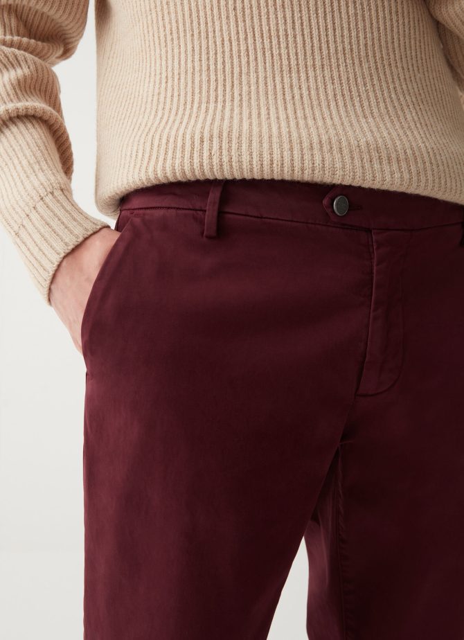 Stretch cotton chinos - Image 2