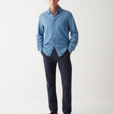Stretch cotton chinos