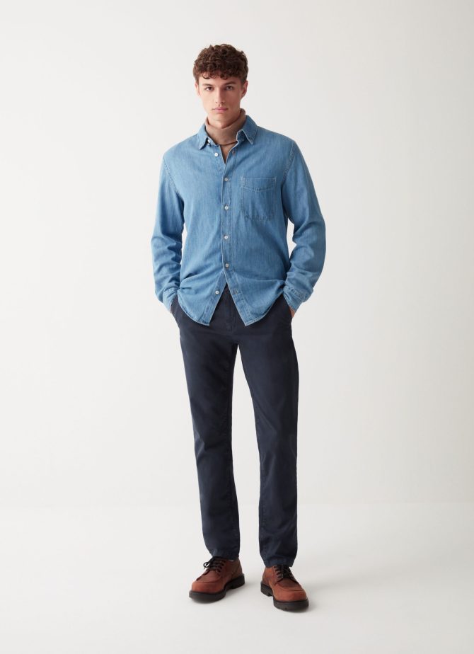 Stretch cotton chinos