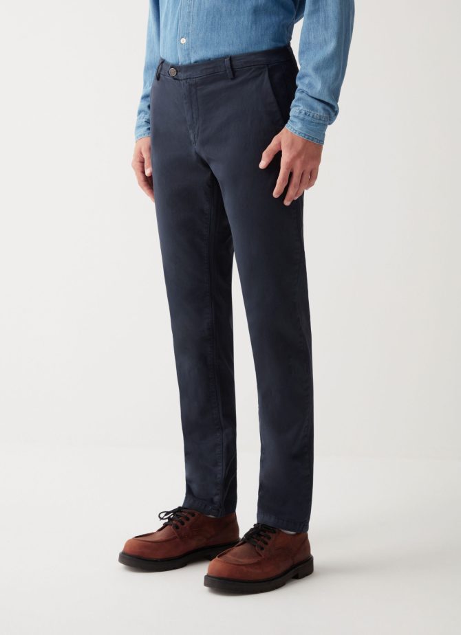 Stretch cotton chinos - Image 2