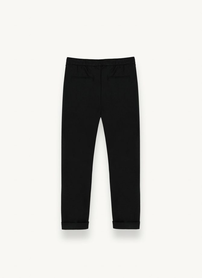 Trousers with drawstring and turn-ups - Image 5