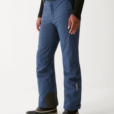 Padded ski pants with belt