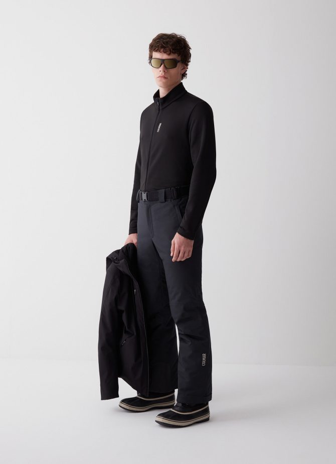 Padded ski pants with belt