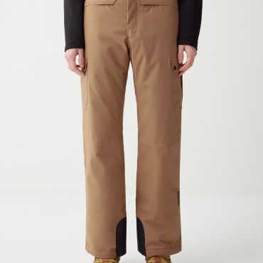 Padded ski trousers with side pockets