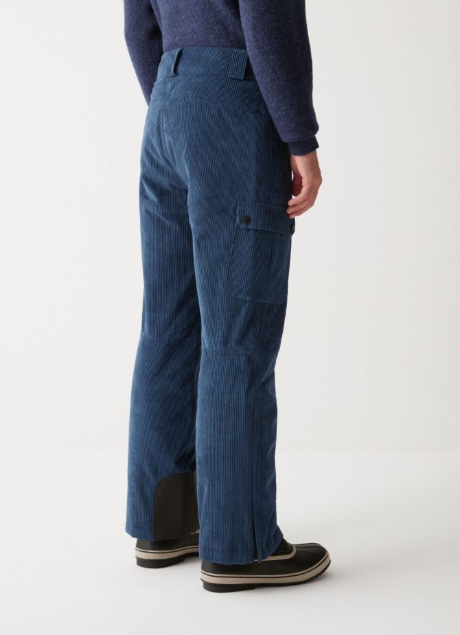 Velvet ski trousers with side pockets - Image 3