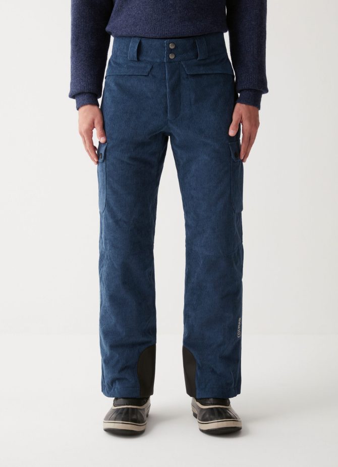 Velvet ski trousers with side pockets - Image 2