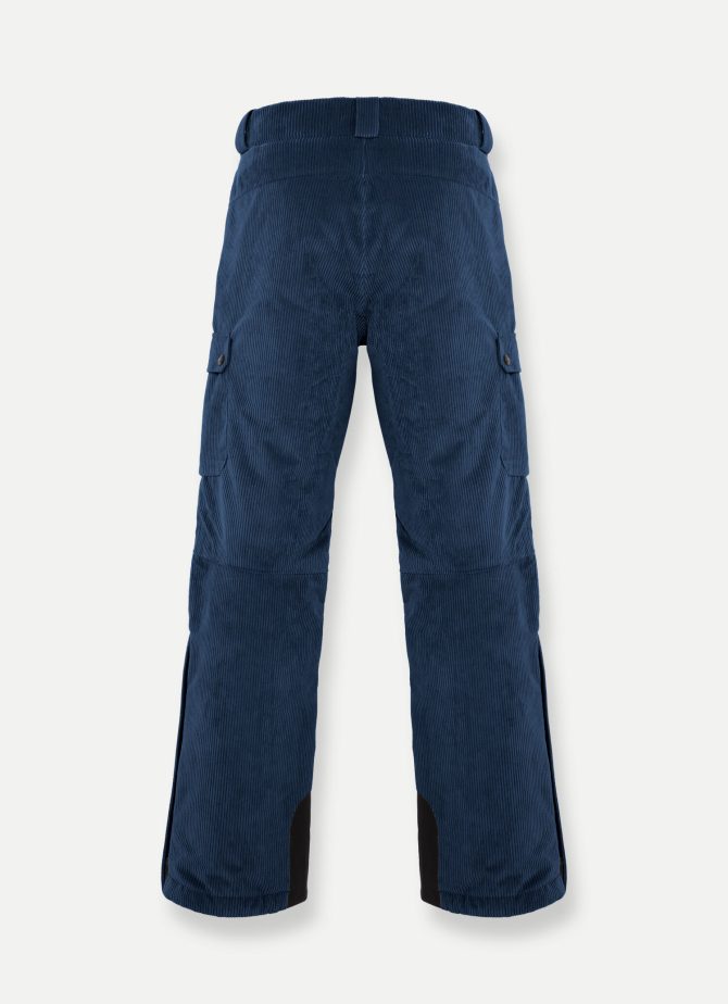 Velvet ski trousers with side pockets - Image 5