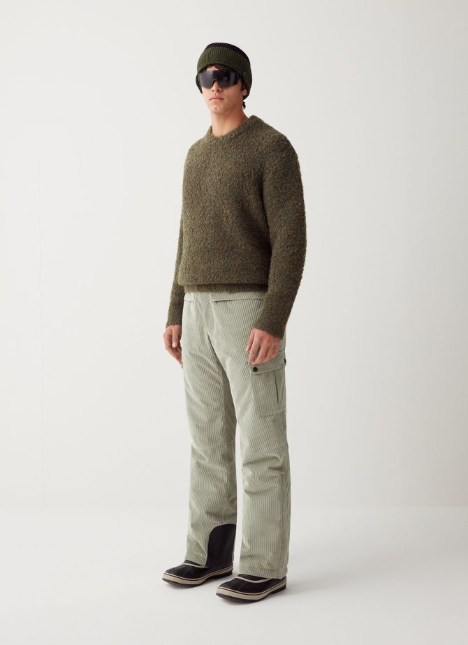 Velvet ski trousers with side pockets - Image 2