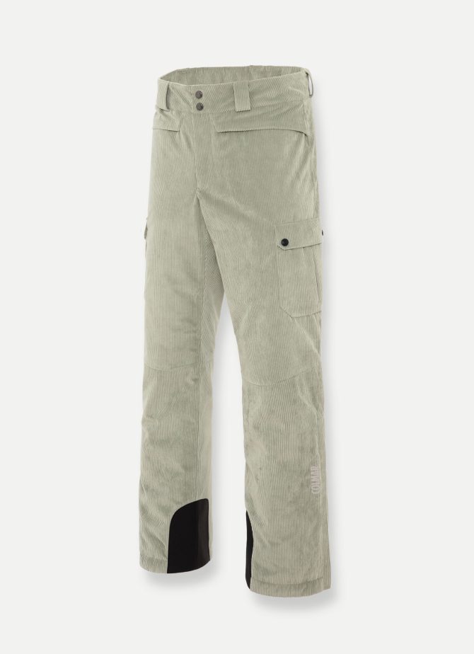 Velvet ski trousers with side pockets - Image 4