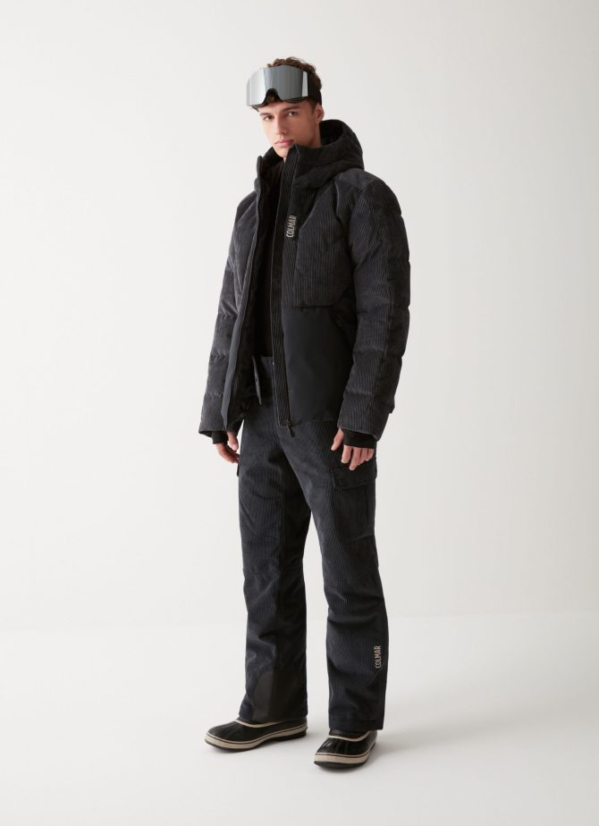 Velvet ski trousers with side pockets - Image 3