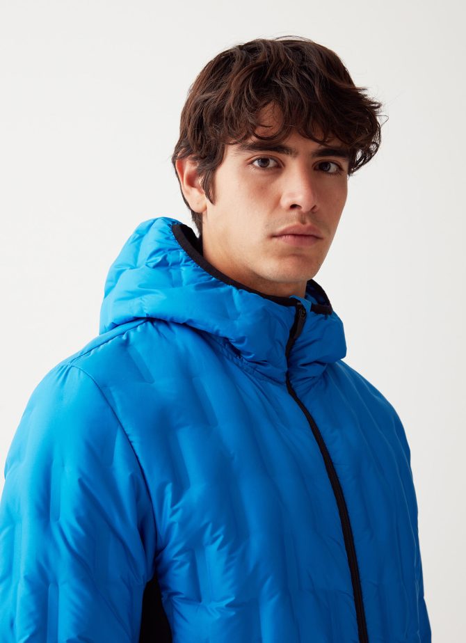 Down jacket with hood - Image 3
