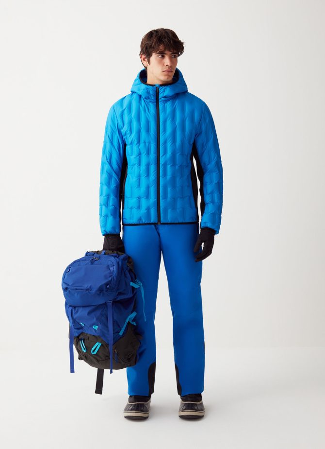 Down jacket with hood - Image 2