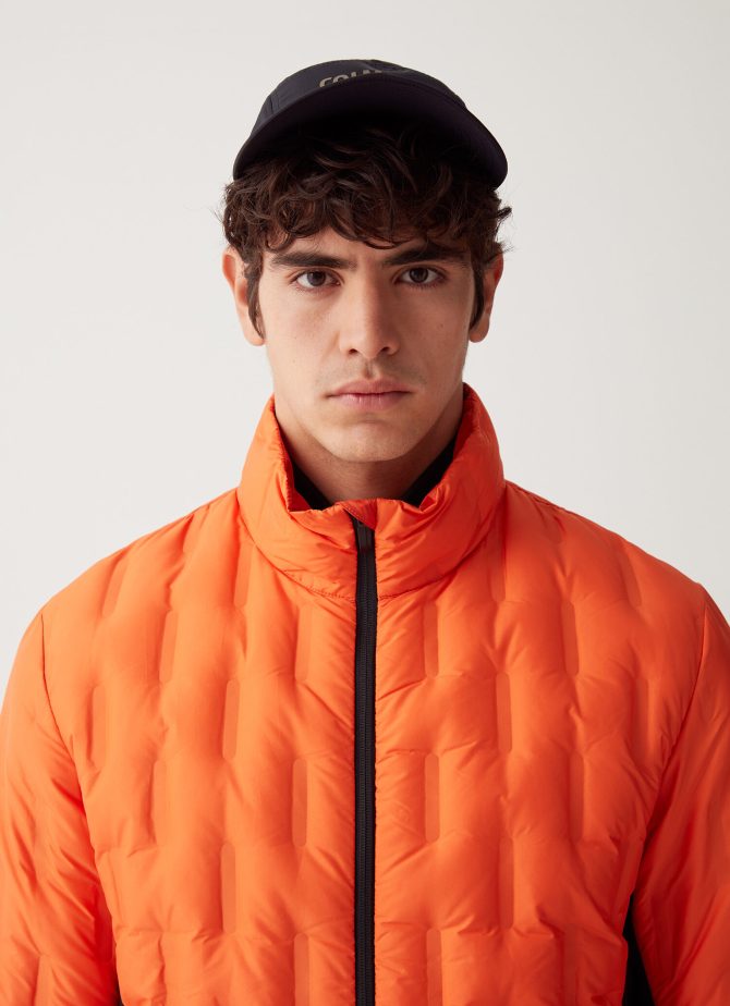 Down jacket with stretch inserts - Image 3