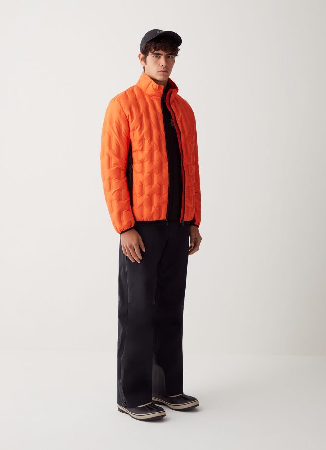 Down jacket with stretch inserts - Image 2