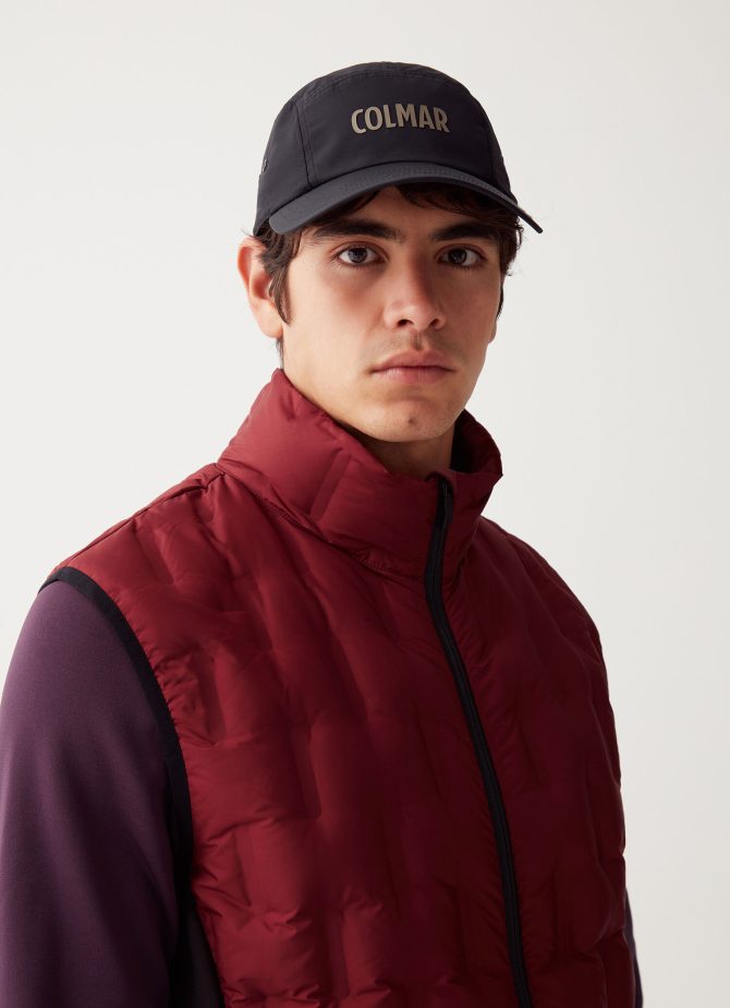 Down-padded gilet with softshell inserts - Image 3