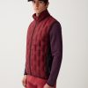 Down-padded gilet with softshell inserts - Image 2