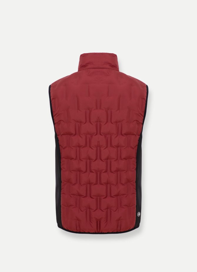 Down-padded gilet with softshell inserts - Image 5