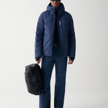 5-layer down ski jacket