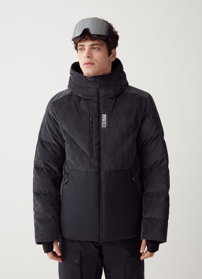 Puffy stretch corduroy ski jacket - Image 2