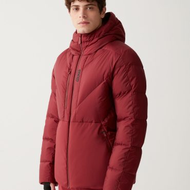 Puffy ripstop ski jacket