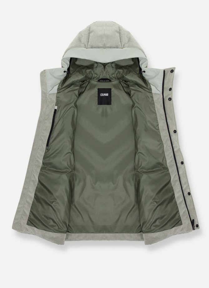 Puffy stretch corduroy ski gilet - Image 6