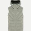 Puffy stretch corduroy ski gilet - Image 4