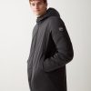 Long insulated jacket in stretch fabric - Image 2