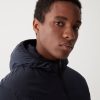 Long insulated jacket in stretch fabric - Image 3