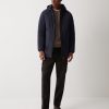 Long insulated jacket in stretch fabric - Image 2
