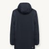 Long insulated jacket in stretch fabric - Image 5