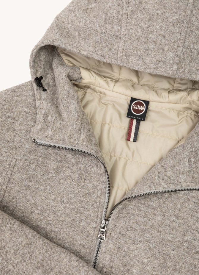 Woollen cloth jacket with hood - Image 6