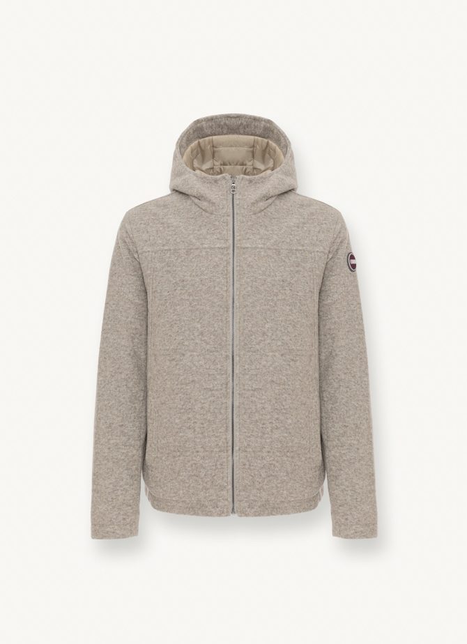 Woollen cloth jacket with hood - Image 4