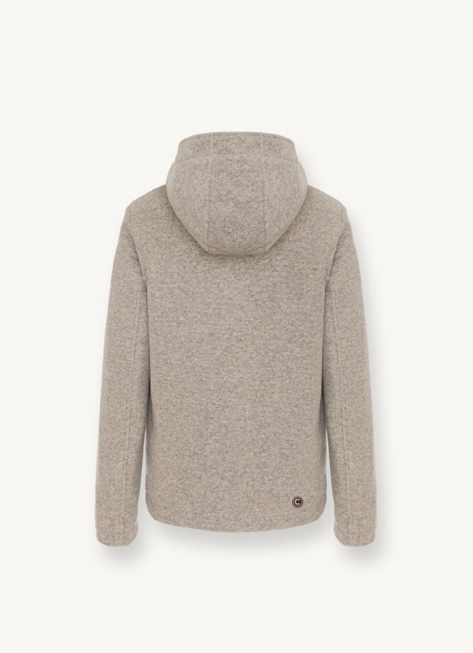 Woollen cloth jacket with hood - Image 5