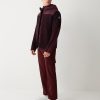 Wool cloth jacket with nylon inserts