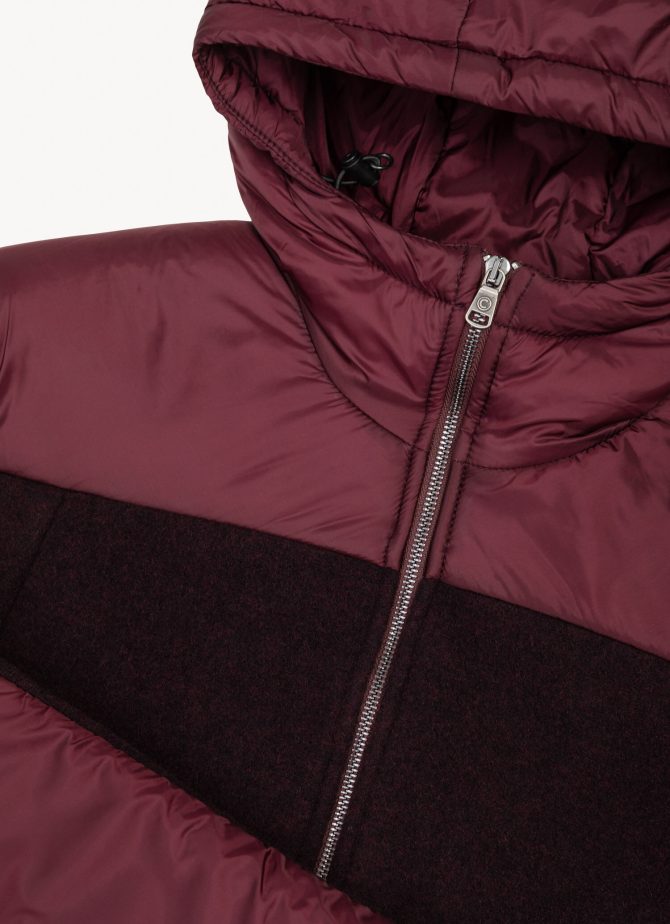 Wool cloth jacket with nylon inserts - Image 6