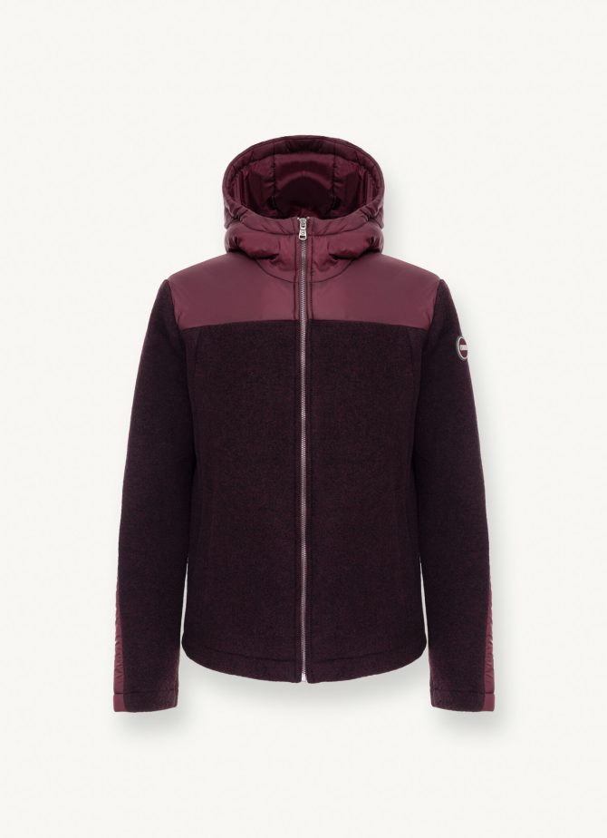 Wool cloth jacket with nylon inserts - Image 4