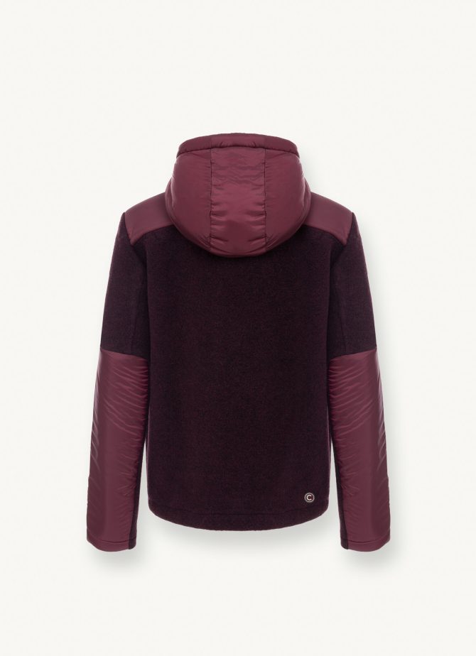 Wool cloth jacket with nylon inserts - Image 5