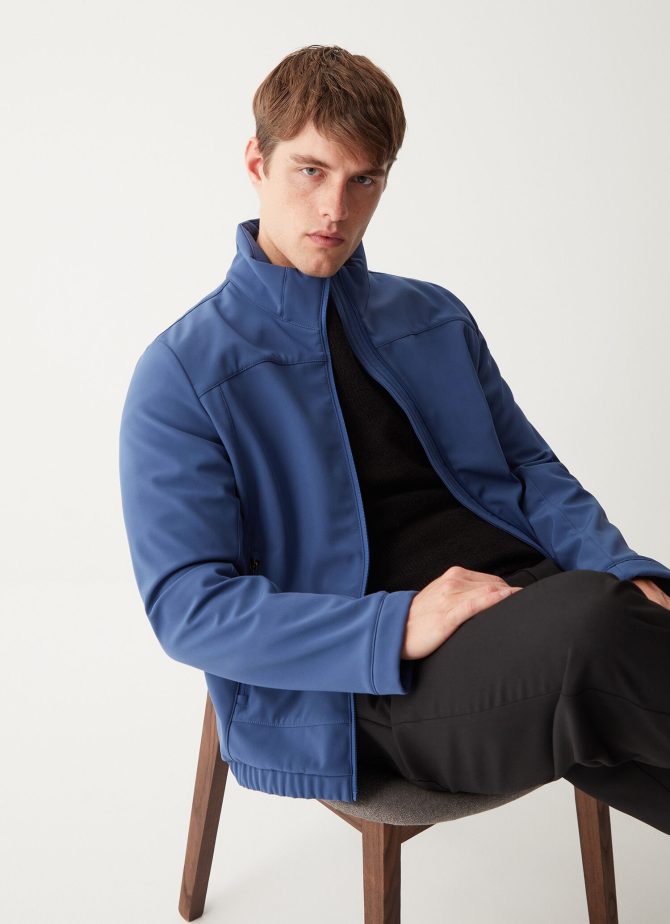 Bomber jacket in three-layer fabric